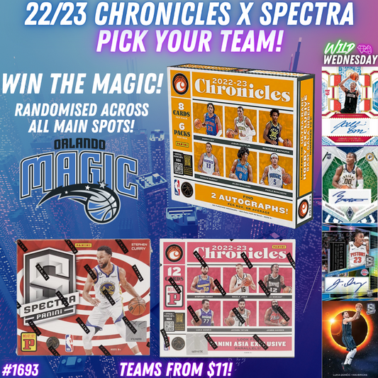 Break 1693 - NBA 22/23 Chronicles x Spectra 3 Box - WIN MAGIC Pick Your Team!