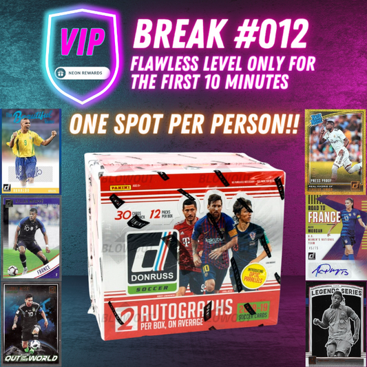 VIP Break 012 - 18/19 Donruss Soccer Hobby - Random Teams - $65 a spot!