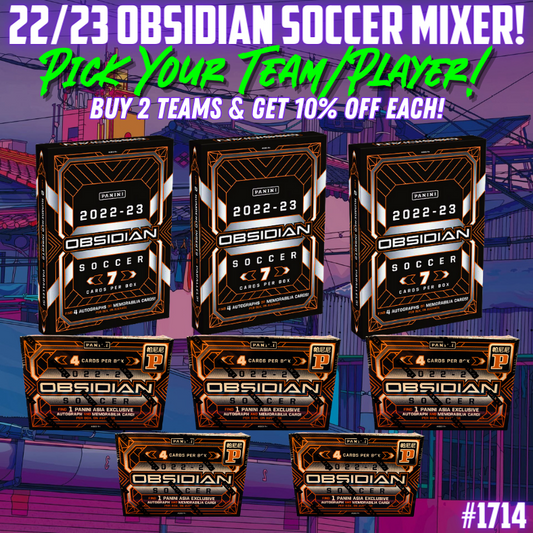 Break 1714 - 22/23 Obsidian Hobby x Tmall Mixer - 8 Boxes - Pick Your Player / Team