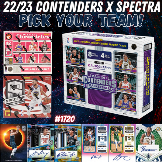 Break 1720 - NBA 22/23 Contenders Hobby 3 Box Mixer - Pick Your Team!