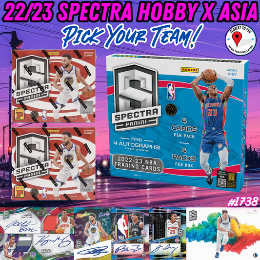 Break 1738 - NBA 22/23 Spectra Hobby x Asia 3 Box - Pick Your Team!