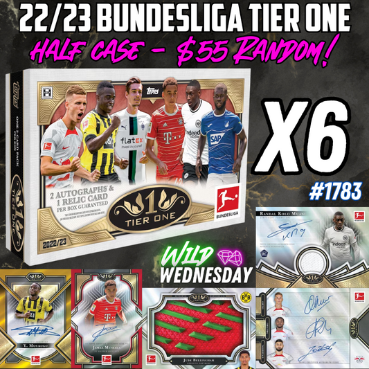 Break 1783 - 22/23 Bundesliga Tier One - Half Case - Random Teams - $55 a spot!