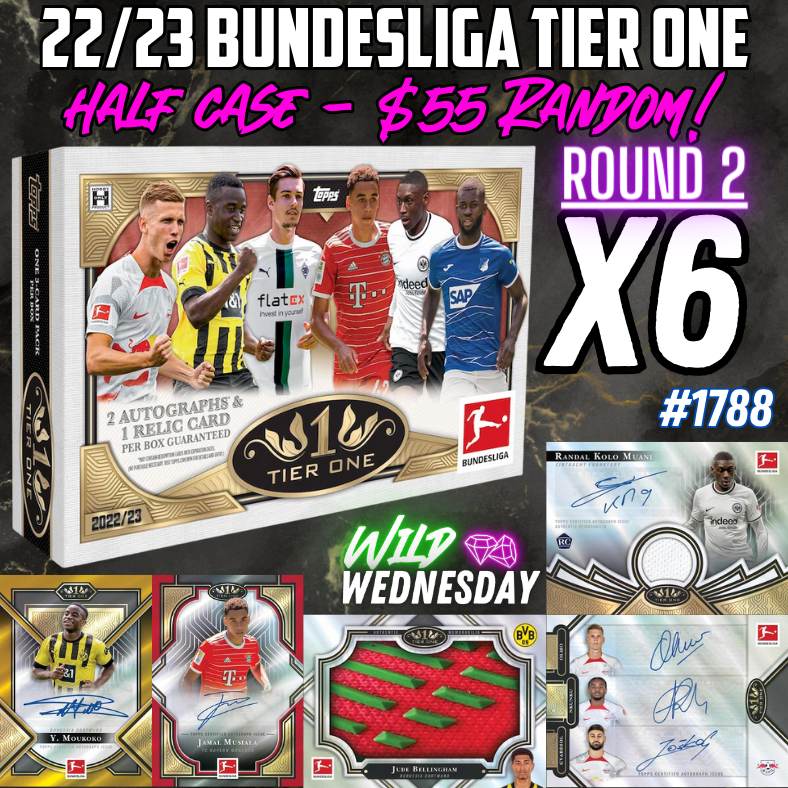 Break 1788 - 22/23 Bundesliga Tier One - Half Case - Random Teams - $55 a spot ROUND 2!