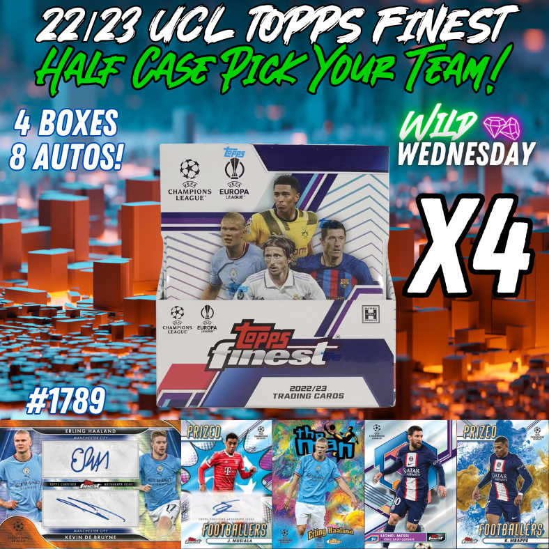 Break 1789 - 22/23 Topps UEFA Finest Half Case - Pick Your Player / Team