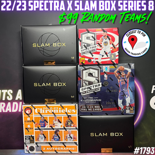 Break 1793 - NBA 22/23 Spectra x Slam Box x Chronicles 6 Box - $99 Random Teams!