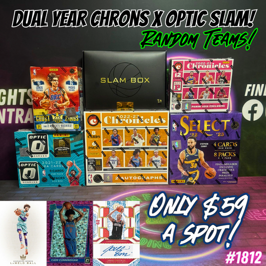 Break 1812 - NBA DUAL Year Optic x Chronicles x SLAM - Random Teams - $59 a spot!