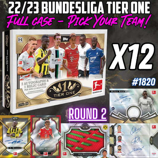 Break 1820 - 22/23 Bundesliga Tier One - Full Case - Pick Your Player / Team ROUND 2!