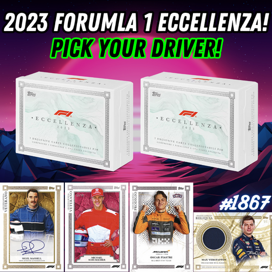 Break 1867 - F1 - Topps 2023 Formula 1 Eccellenza - 2 Box - Pick Your Team