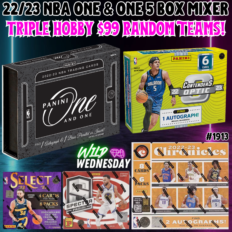 Break 1913 - NBA 22/23 One & One x Contenders 5 Box - $99 Random Teams!