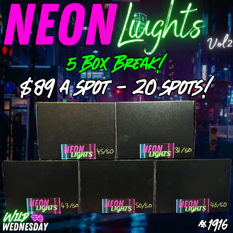 Break 1916 - Neon Lights Volume 2 Launch Night 5 Box Random!