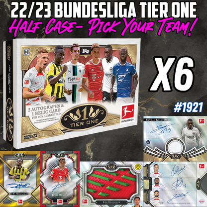 Break 1921 - 22/23 Bundesliga Tier One - Half Case - Pick Your Player / Team!