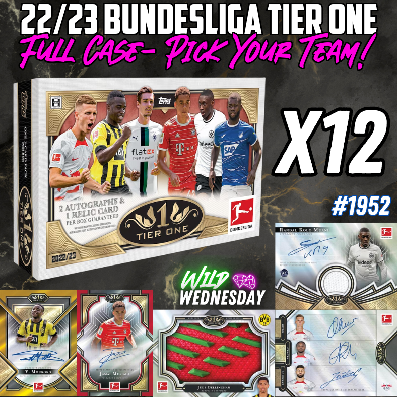 Break 1952 - 22/23 Bundesliga Tier One - Full Case - Pick Your Player / Team!