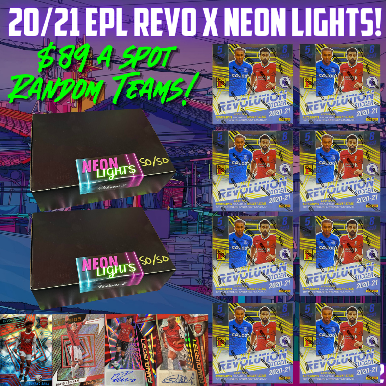 Break 1969 - 20/21 EPL Revolution x Neon Lights - 10 Box - Random Teams!