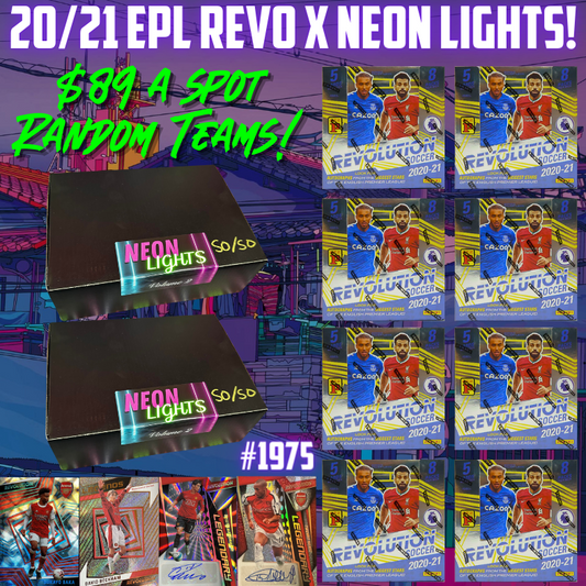 Break 1975 - 20/21 EPL Revolution x Neon Lights - 10 Box - Random Teams!