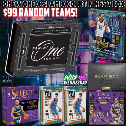 Break 1991 - NBA 22/23 One & One x Slam x Court Kings 7 Box - $99 Random Teams!