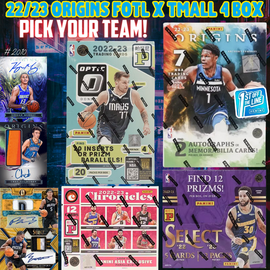 Break 2010 - NBA 22/23 Origins FOTL x Select  4 Box - Pick Your Team!