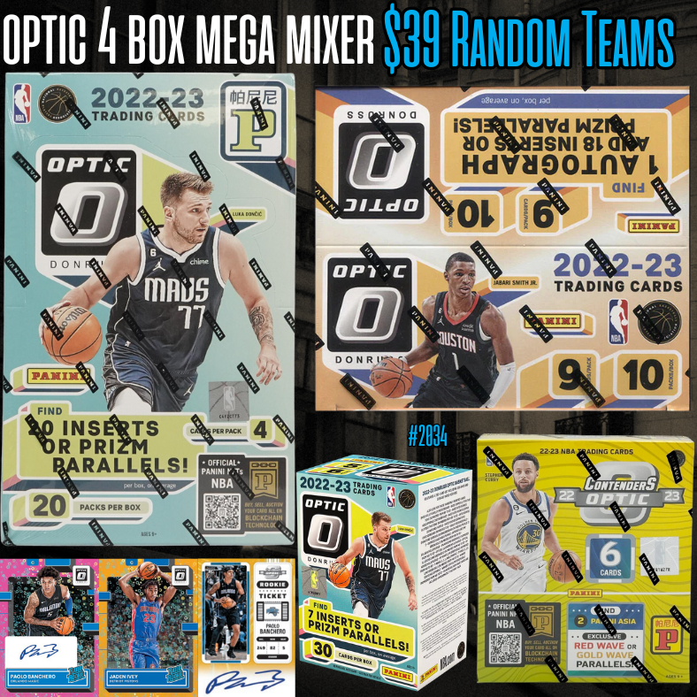 Break 2034 - NBA 22/23 Optic Fast Break 4 Box Mixer - $39 Random Teams!