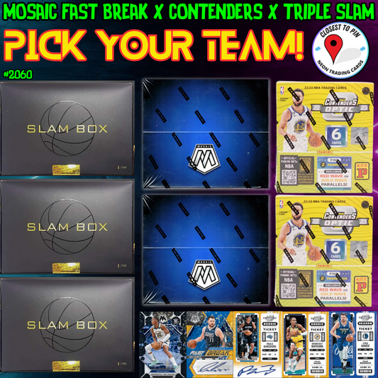 Break 2060 - NBA 22/23 Fast Break x Contenders x Triple Slam 7 Box - Pick Your Team!