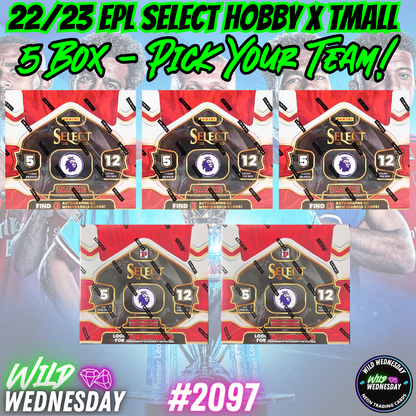 Break 2097 - 22/23 EPL Select Hobby x Tmall 5 Box Mixer - Pick Your Player / Team!