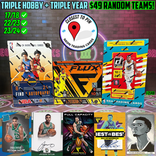 Break 2148 - NBA Triple Year + Triple Hobby - $49 Random Teams!