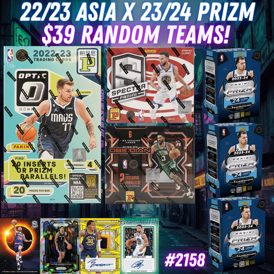 Break 2158 - NBA 22/23 Asia x 23/24 Prizm 6 Box - $39 Random Teams!