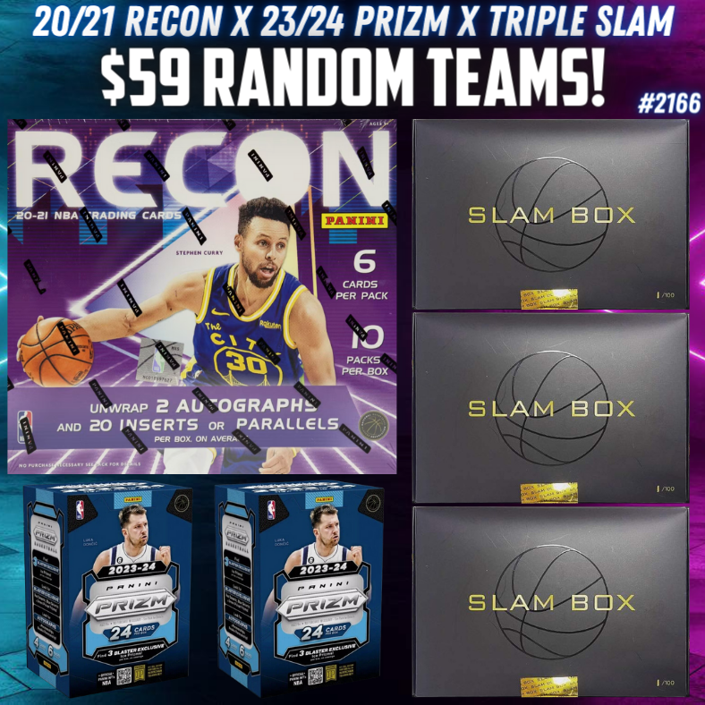 Break 2166 - NBA Dual Year Recon x Triple Slam x Prizm 6 Box - $59 Random Teams!