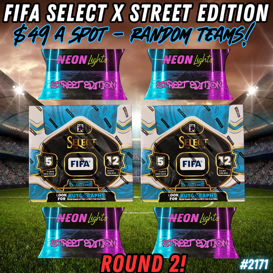 Break 2171 - 22/23 FIFA Select x Neon Lights STREET EDITION LAUNCH ROUND 2 - $49 a spot - Random Teams!