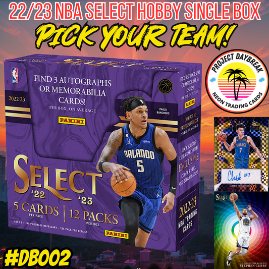 Day Break 002 - NBA 22/23 Select Hobby - Pick Your Team!