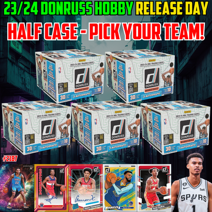 Break 2187 - NBA 23/24 Donruss Hobby RELEASE DAY HALF CASE - Pick Your Team!