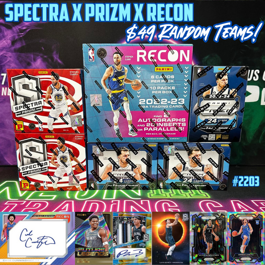 Break 2203 - NBA Dual Year Spectra x Recon x Prizm 6 Box - $49 Random Teams!