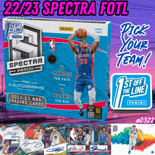 Break 2322 - NBA 22/23 Spectra FOTL - Pick Your Team!