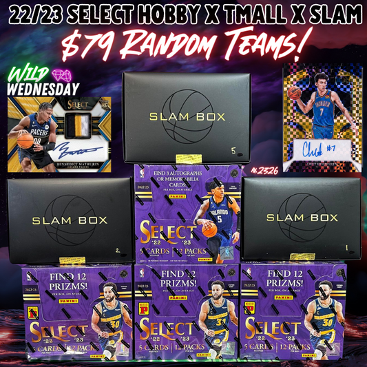 Break 2326 - NBA 22/23 Select Hobby x Tmall x Triple Slam 7 Box - $79 Random Teams!