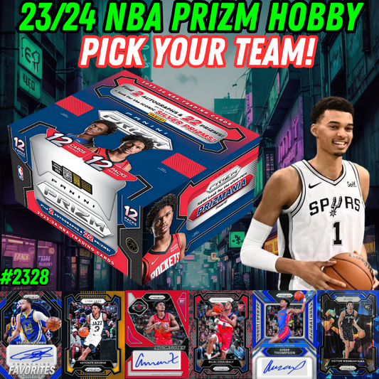 Break 2328 - NBA 23/24 Prizm Hobby - Pick Your Team!