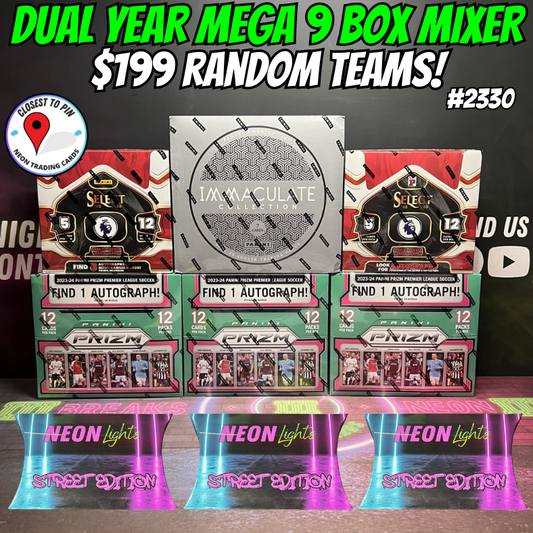 Break 2330 - Dual Year Immaculate 9 Box Mixer - Random Teams - $199 a spot!