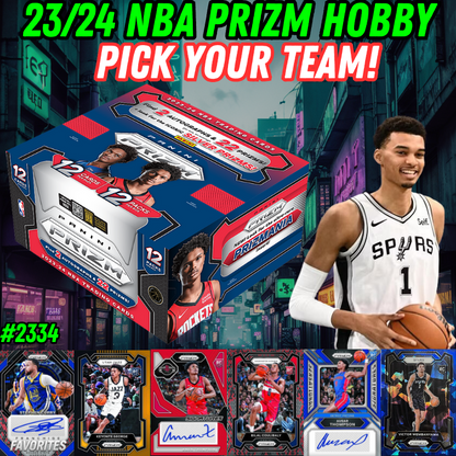 Break 2334 - NBA 23/24 Prizm Hobby - Pick Your Team!