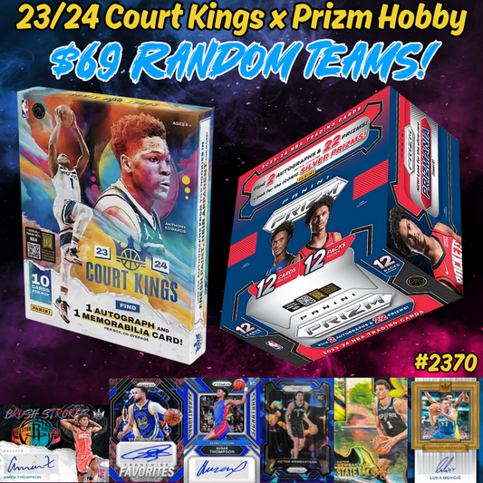 Break 2370 - NBA 23/24 Prizm Hobby x Court Kings Hobby - $69 Random Teams!