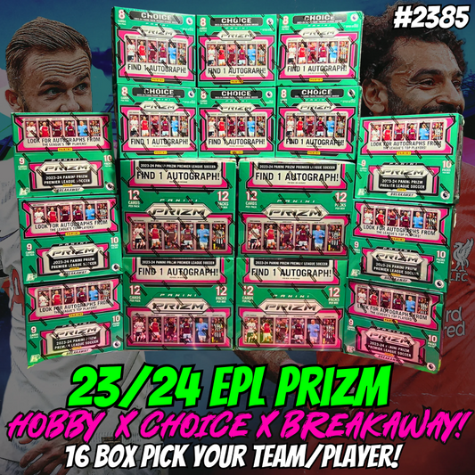 Break 2385 - 23/24 EPL Prizm 3 Product Monster Mash - Hobby x Choice x Breakaway - Pick Your Player / Team!