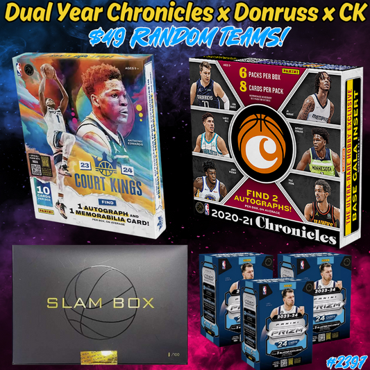 Break 2397 - NBA Dual Year Chronicles x Court Kings x Slam 6 Box - $49 Random Teams!