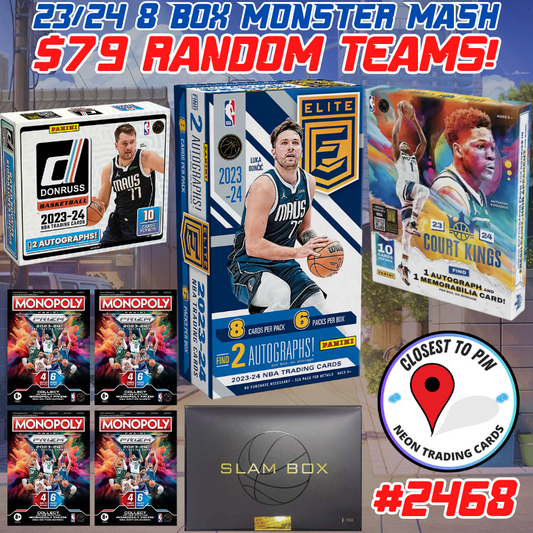 Break 2468 - NBA 23/24 8 Box Monster Mash - $79 Random Teams!