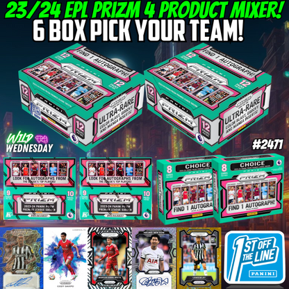 Break 2471 - 23/24 EPL Prizm 4 Product Monster Mash - FOTL x Hobby x Choice x Breakaway - Pick Your Player / Team!