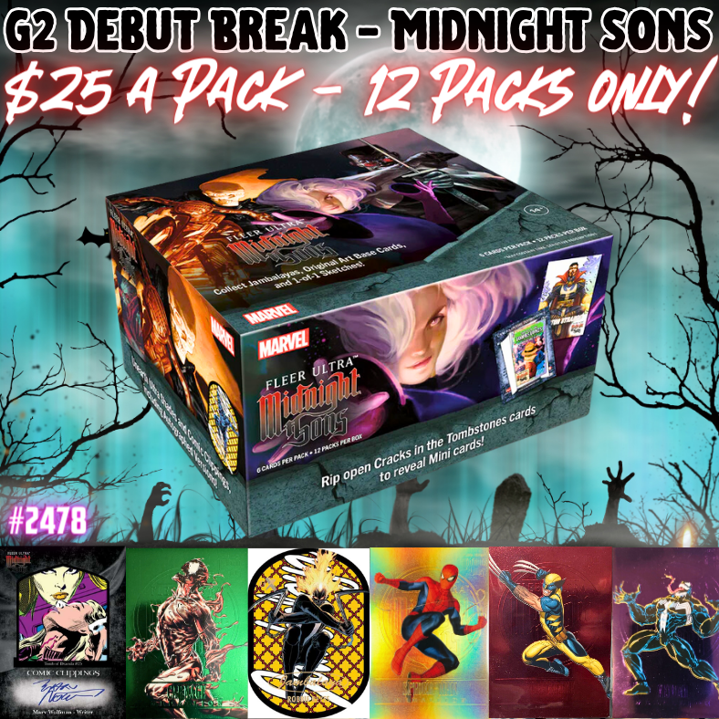 Break 2478 -  The G2 Debut Break - 2023 Fleer Ultra Midnight Sons - Random Pack Break