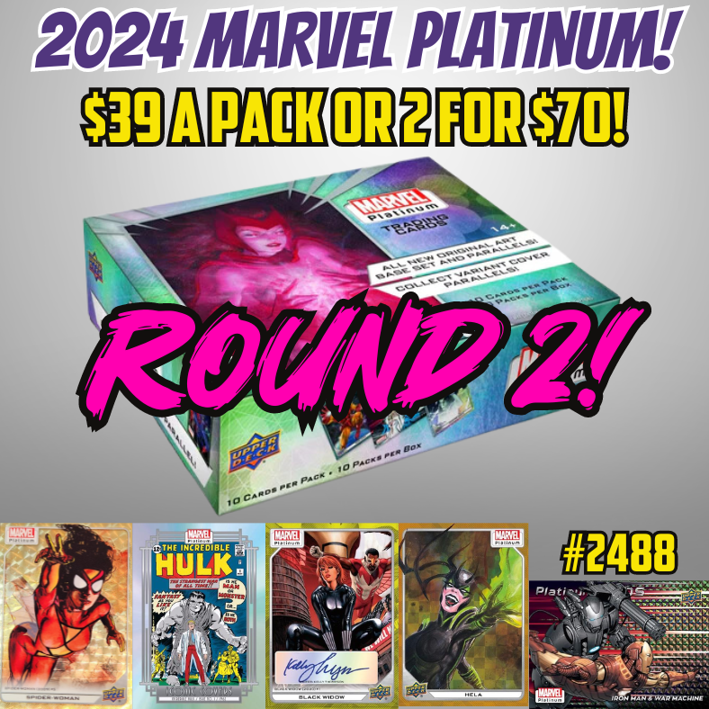 Break 2488 - 2024 Marvel Platinum - Random Pack Break ROUND 2