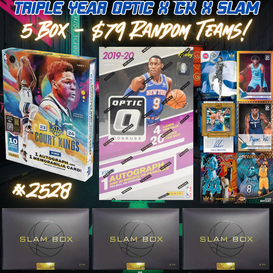 Break 2528 - NBA 19/20 Optic Hobby x Court Kings x Triple SLAM - $79 Random Teams!