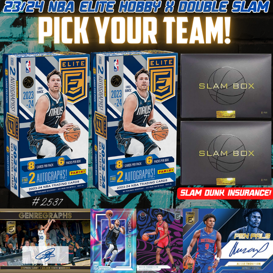 Break 2537 - NBA 23/24 Elite Hobby x Slam 4 Box - Pick Your Team!