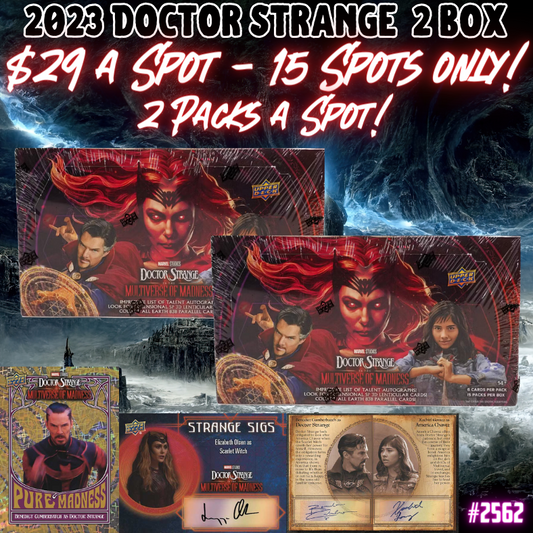 Break 2562  -  2023 Doctor Strange Multiverse of Madness 2 Box - Double Random Pack Break