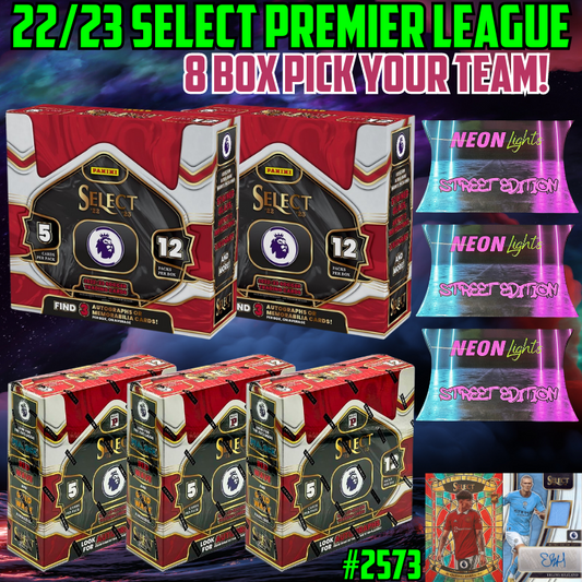 Break 2573 - 22/23 EPL Select Hobby x Tmall x Street 8 Box - Pick Your Team/Player!