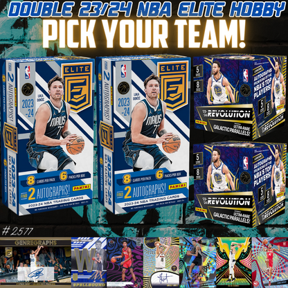 Break 2577 - NBA 23/24 Elie Hobby x Revolution Hobby 4 Box - Pick Your Team!