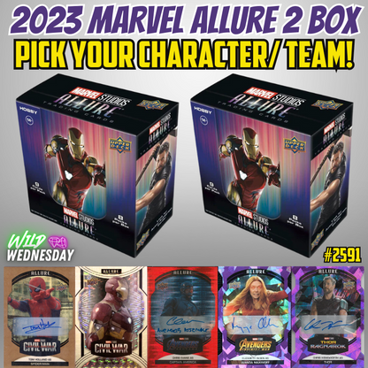 Break 2591 - 2023 Marvel Allure - 2 Box - Pick Your Character/Team!