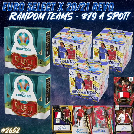 Break 2652 - Euro Select Hobby x 20/21 EPL Revo 5 Box Random Teams - $79 a spot!