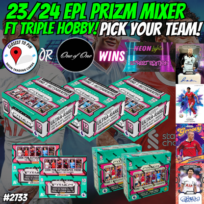 Break 2733 - 23/24 EPL Prizm Hobby x Breakaway x International Mixer - Pick Your Team!